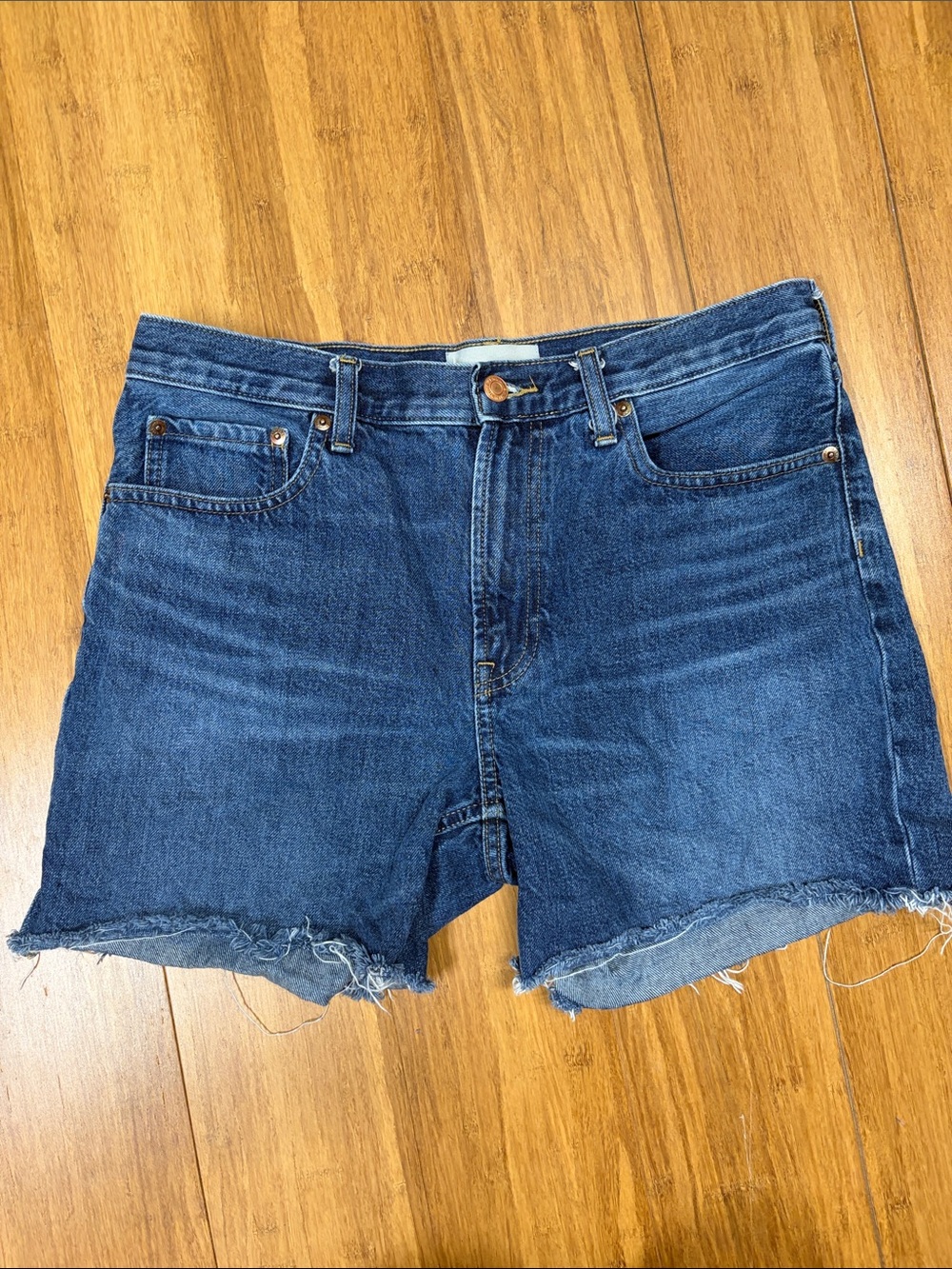 Everlane The Denim Short Organic Cotton Cut Off Shorts Size 29